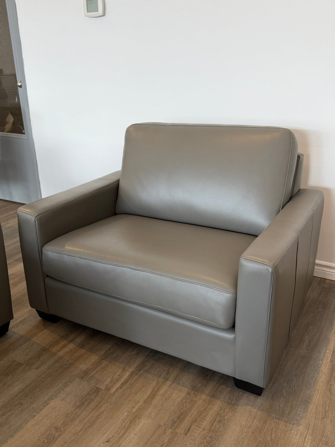 CLEARANCE Top Grain Leather Chair & a Half