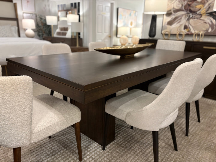 Double Pillar Dining Table