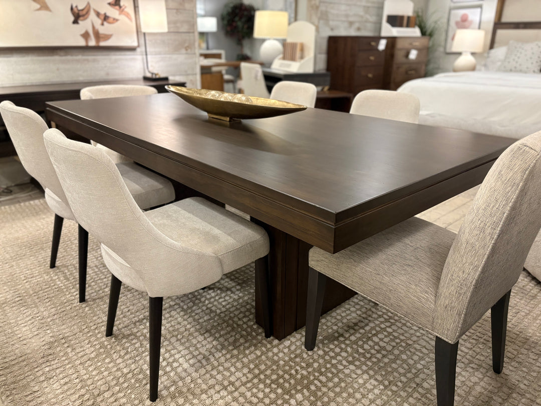 Double Pillar Dining Table