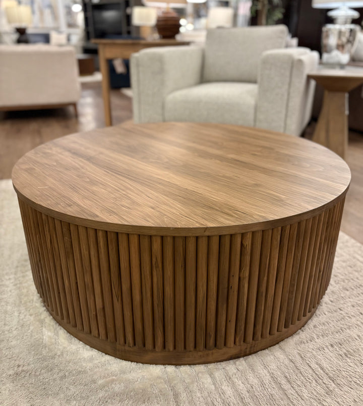 Fluted Drum Coffee Table