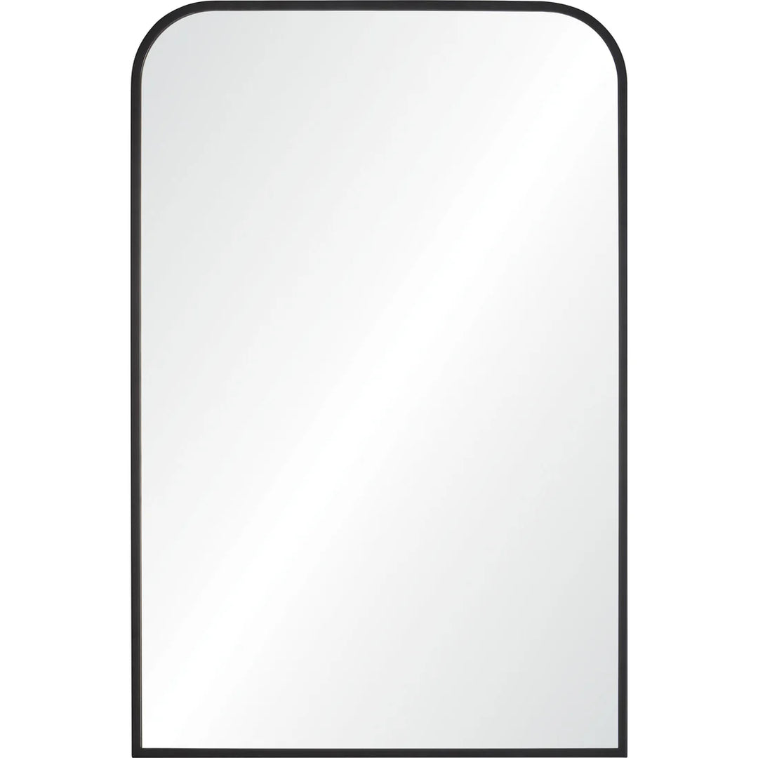24" x 36" Curved Corners Black Vanity Mirror