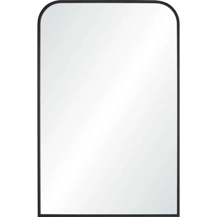 24" x 36" Curved Corners Black Vanity Mirror