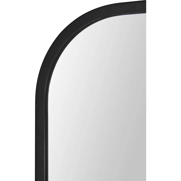 24" x 36" Curved Corners Black Vanity Mirror