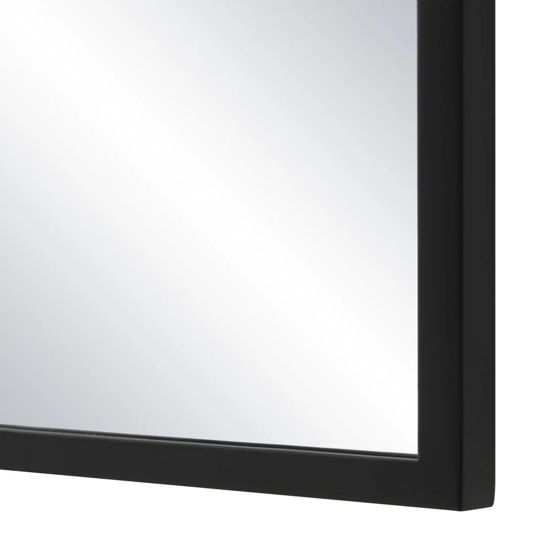 20” x 30” Black Vanity Mirror