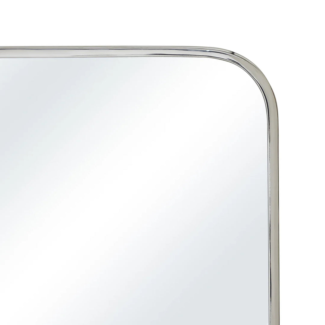 24” x 36” Curved Corners Silver Vanity Mirror