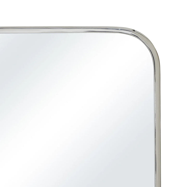 24” x 36” Curved Corners Silver Vanity Mirror