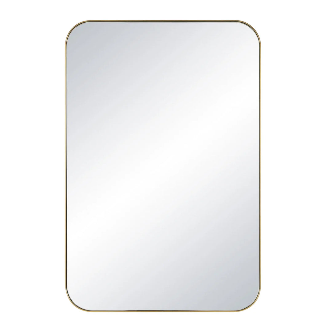 24” x 36” Rounded Corners Champagne Mirror