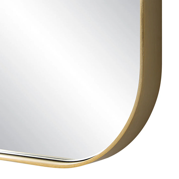 24” x 36” Rounded Corners Champagne Mirror