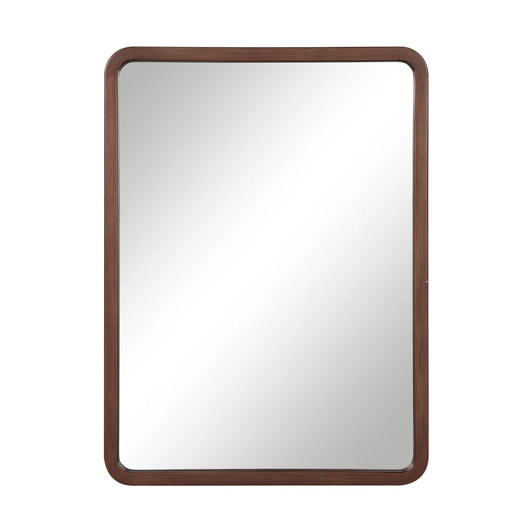 22” x 30” Rounded Corners Wood Framed Mirror
