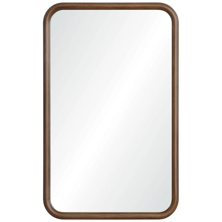 20” x 32” Rounded Corners Wood Framed Mirror