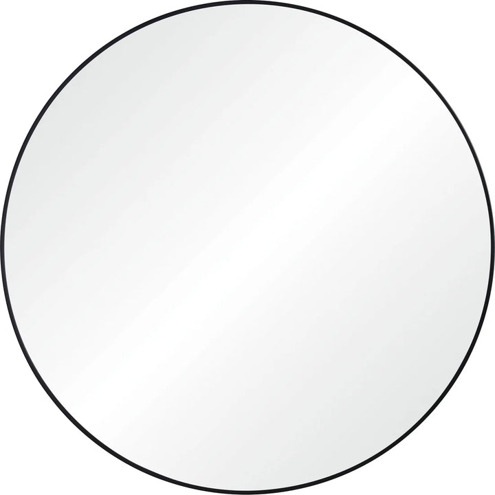 48” Round Black Mirror