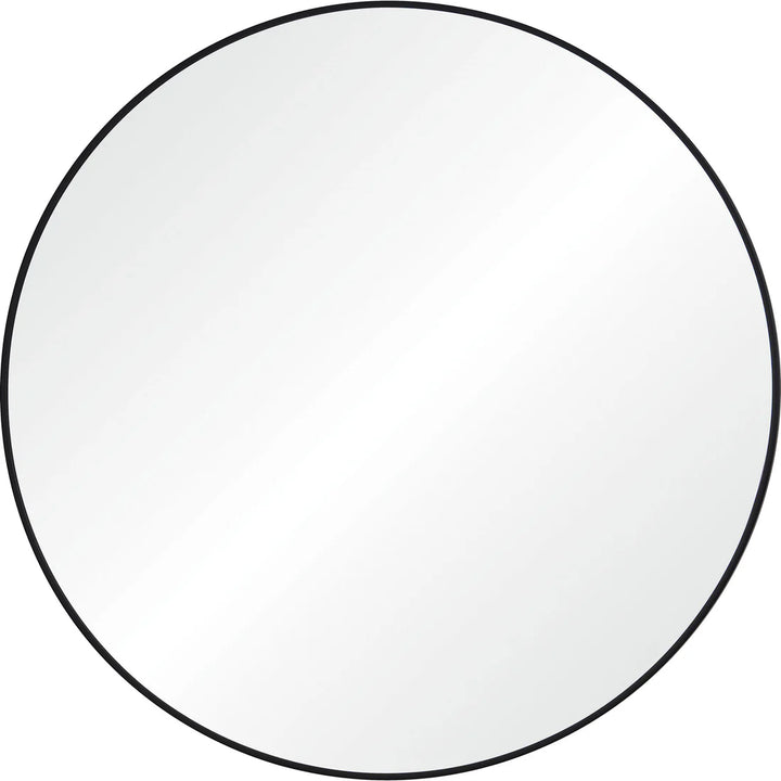 36” Round Black Mirror