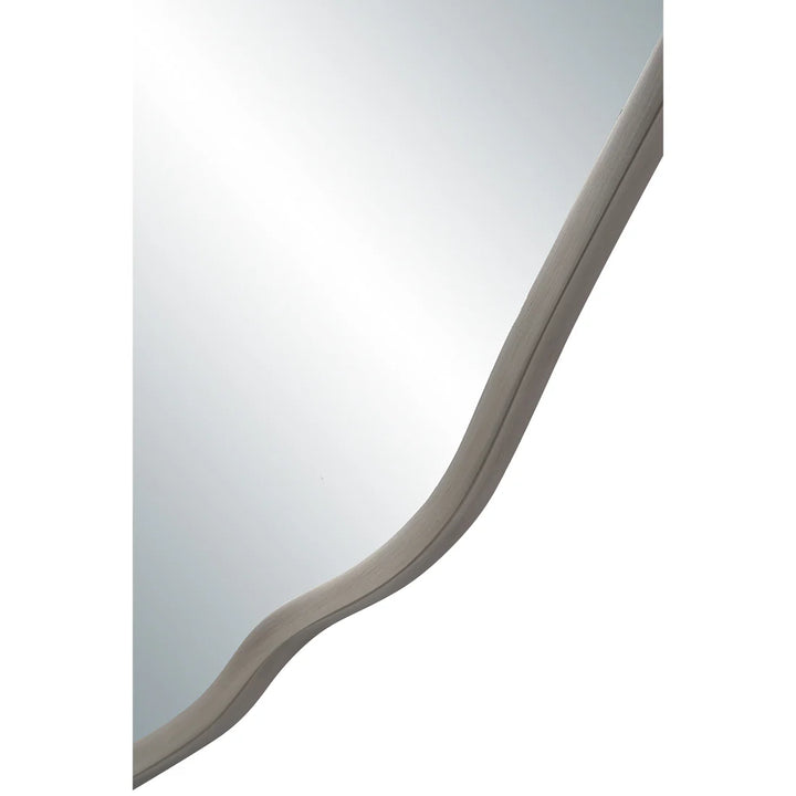 40” Wavy Round Mirror
