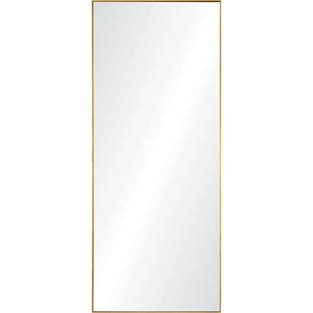30” x 72” Gold Leaf Floor Mirror