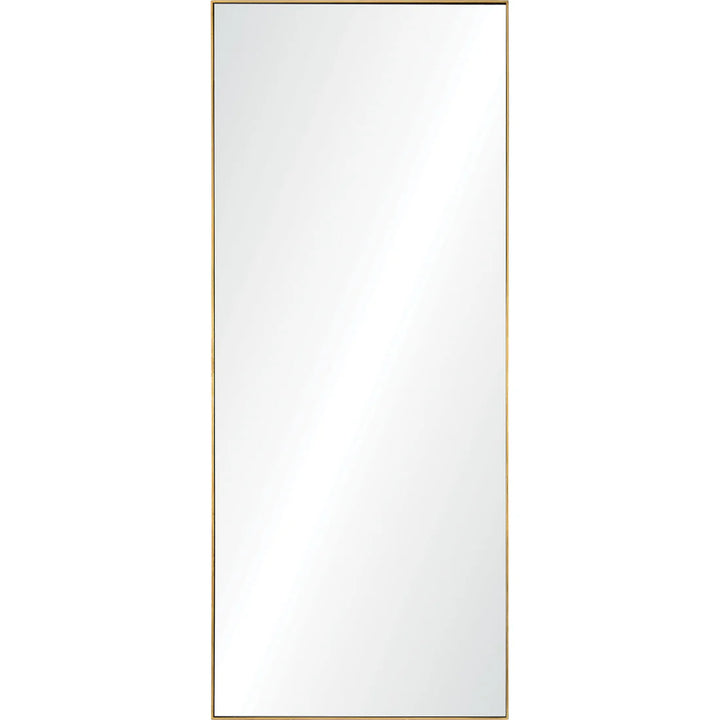 30” x 72” Gold Leaf Floor Mirror