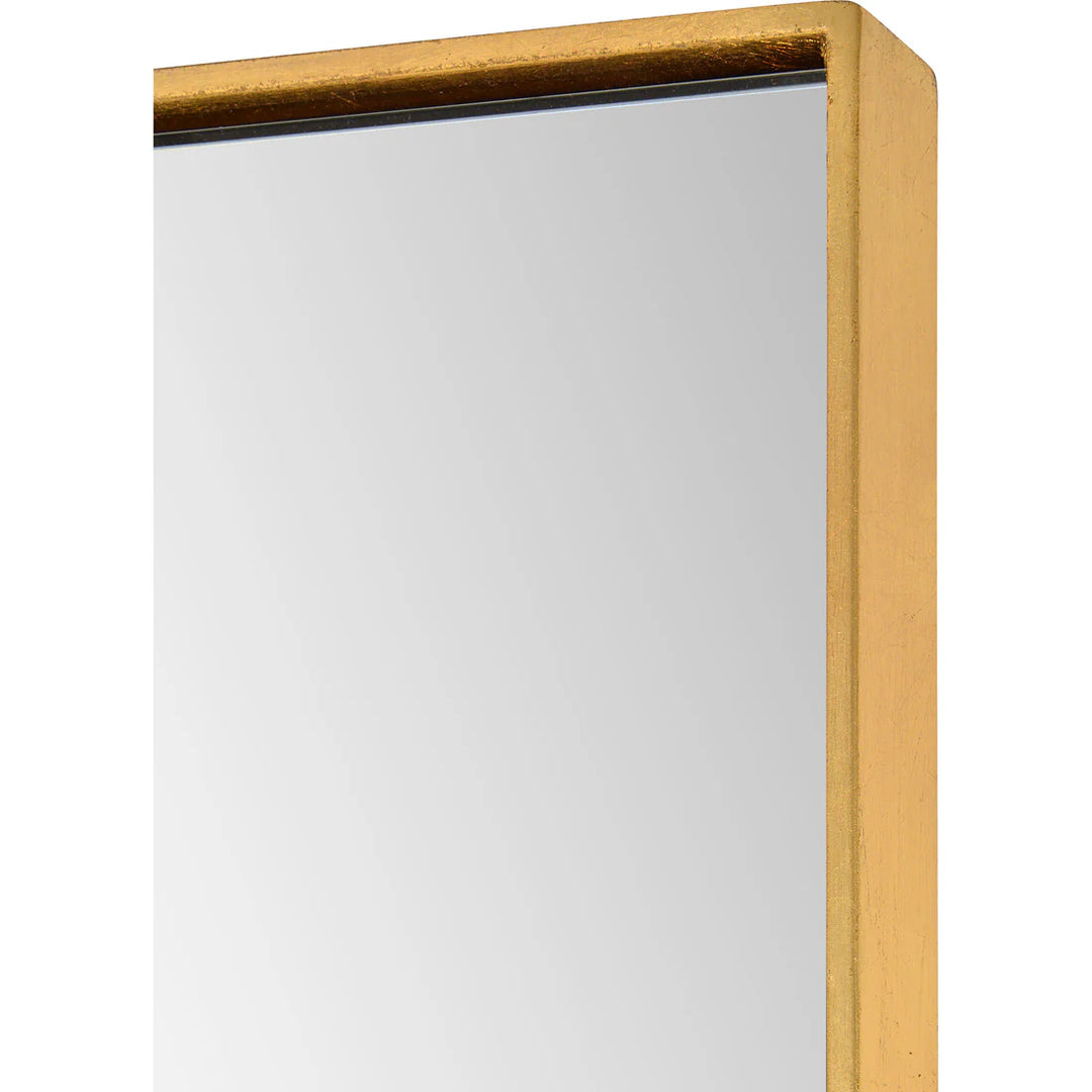 30” x 72” Gold Leaf Floor Mirror