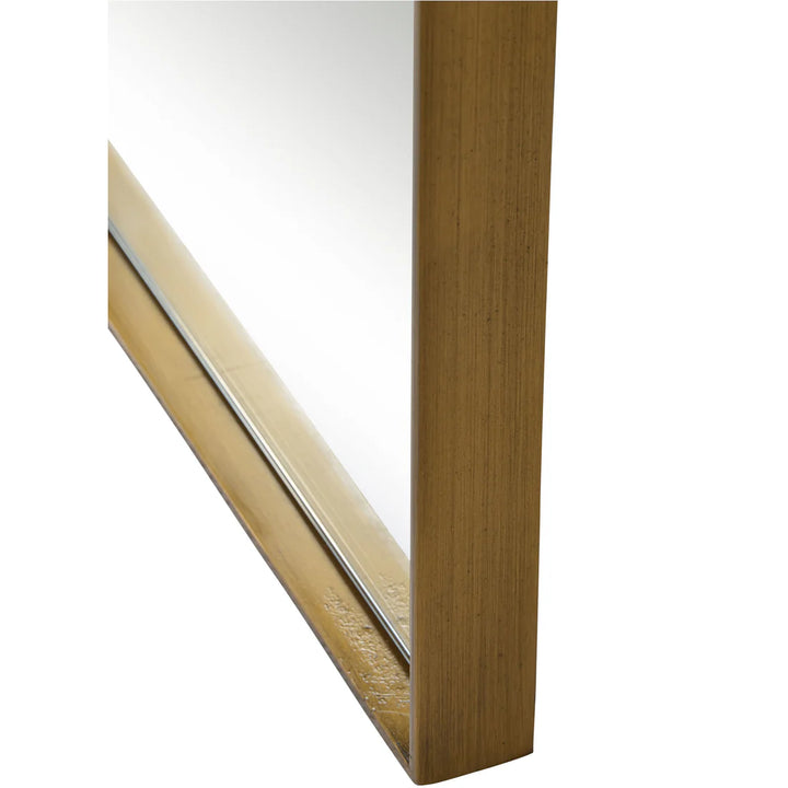 30” x 72” Brass Floor Mirror