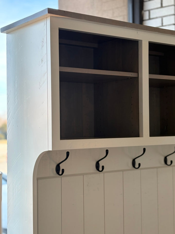 Front Hall Cubby Bench