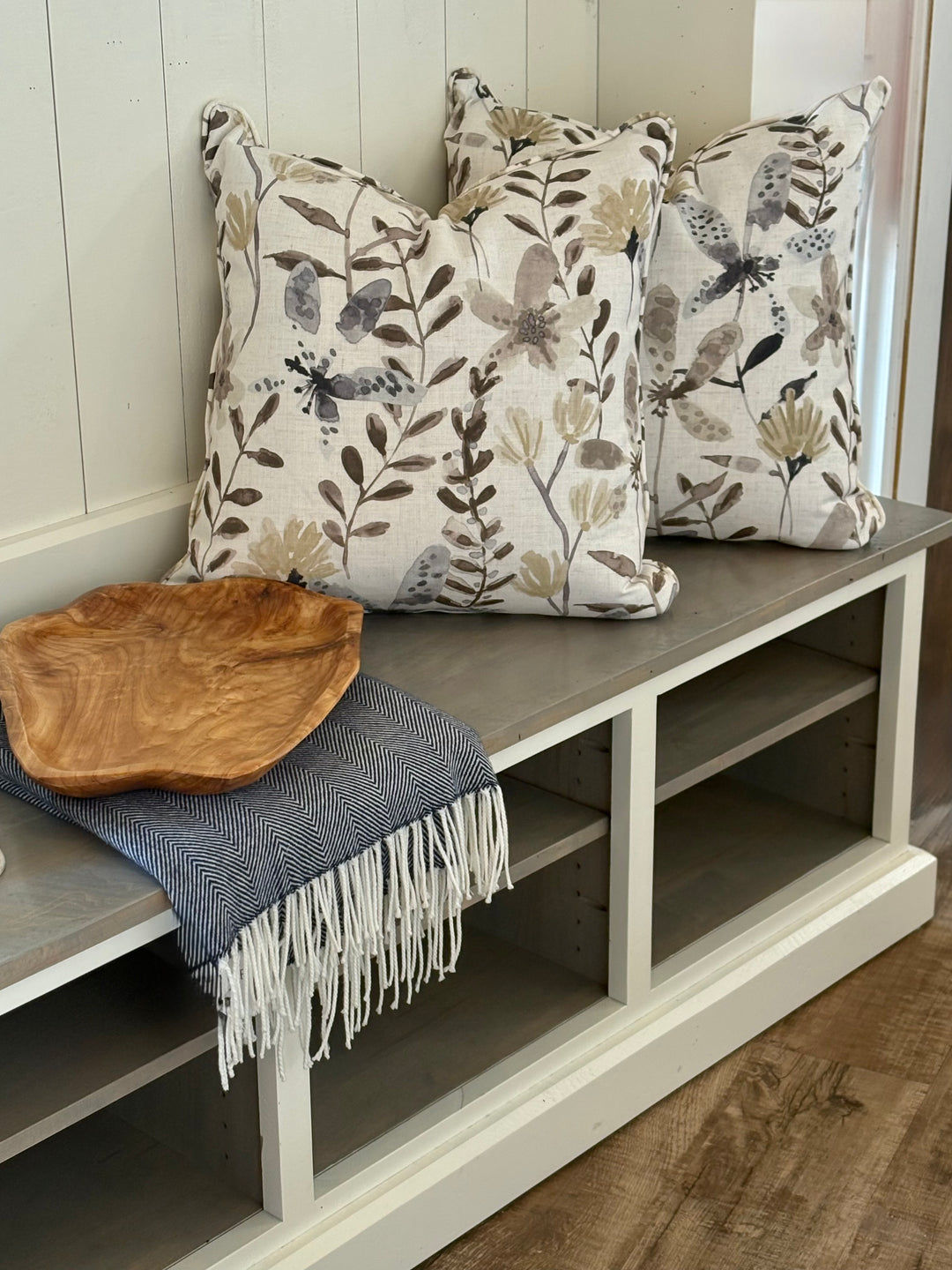 Front Hall Cubby Bench