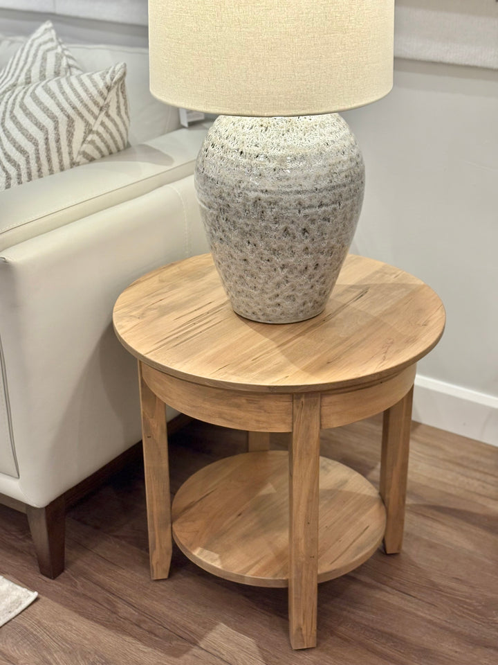 Demi Round End Table