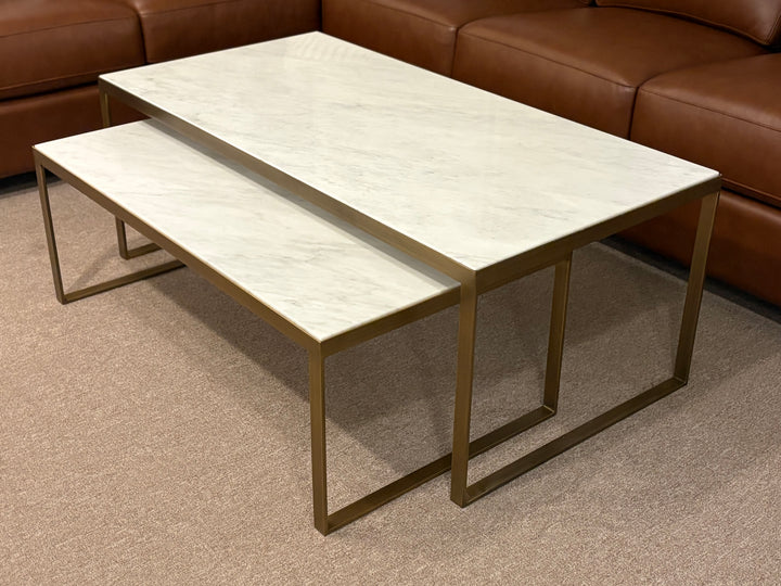 Everest Nesting Marble Coffee Tables