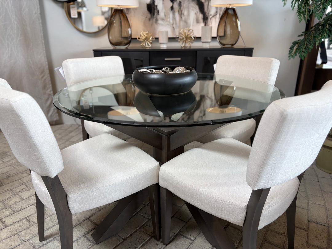 Skye Glass Top Dining Table