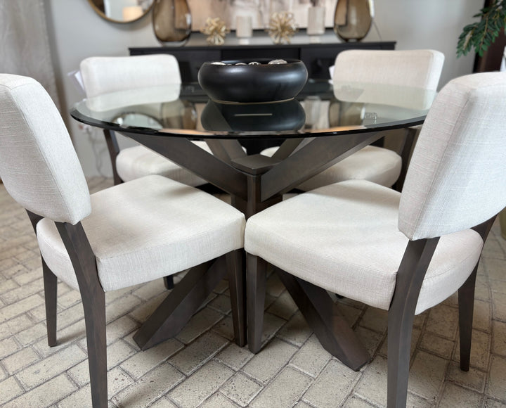 Skye Glass Top Dining Table